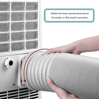 130/150mm Telescopic AC Exhaust Hose – Flexible Duct Extension Pipe for Mobile Air Conditioner Ventilation
