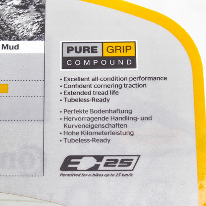 Continental Race King MTB 29in TLR Tire: Tubeless 27.5/29x2.0/2.20 29er Folding Tire - Mountain Bike Essential