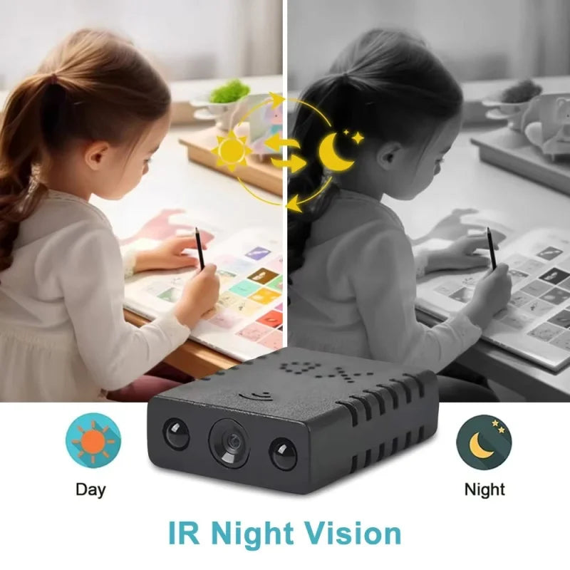 XD 1080P WiFi Mini Camera - Smart Wireless IP Security Camera with Night Vision Remote Video Recording