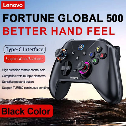 Lenovo S02 Wireless Bluetooth RGB Controller - Multi-Function Gamepad for Nintendo Switch OLED, Switch Lite, PC & Mobile