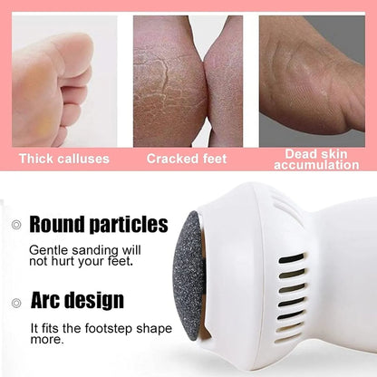 Rechargeable Electric Feet Sander - Skin Trimmer for Heels, Dead Skin Removal, and Callus Grinding - Essential Foot Care Pedicure Tool