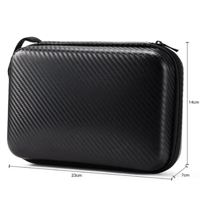U Disk Data Cable Zipper Bag: Mobile Charger Protection for Phone & Hard Disk - Storage Pouch with Folding Design for Compact Organization