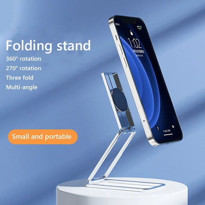 360° Rotating Metal Phone Ring Holder - Foldable Finger Grip and Kickstand for iPhone 15/16 Pro Max, Xiaomi, and Huawei