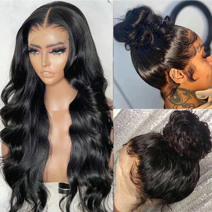 Invisi Strap 360 Lace Front Human Hair Wig – Preplucked 250% Density Body Wave HD Lace, Glueless Wig
