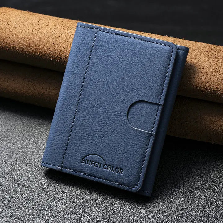MagSafe Magnetic Leather Card Holder - Slim Phone Wallet Case with Flip Card Slot & Stand