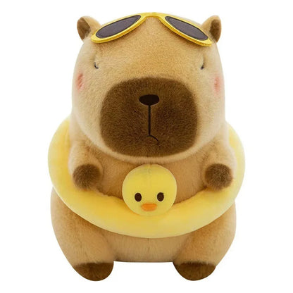 Capybara Plush Toy - 23cm Soft Cute Stuffed Animal Doll for Kids & Holiday Gifts