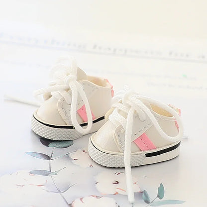 Labubu Doll Shoes for 15/17cm Cotton Dolls — Casual Sports Canvas & Martin Boots, Accessories for Labubu Outfits