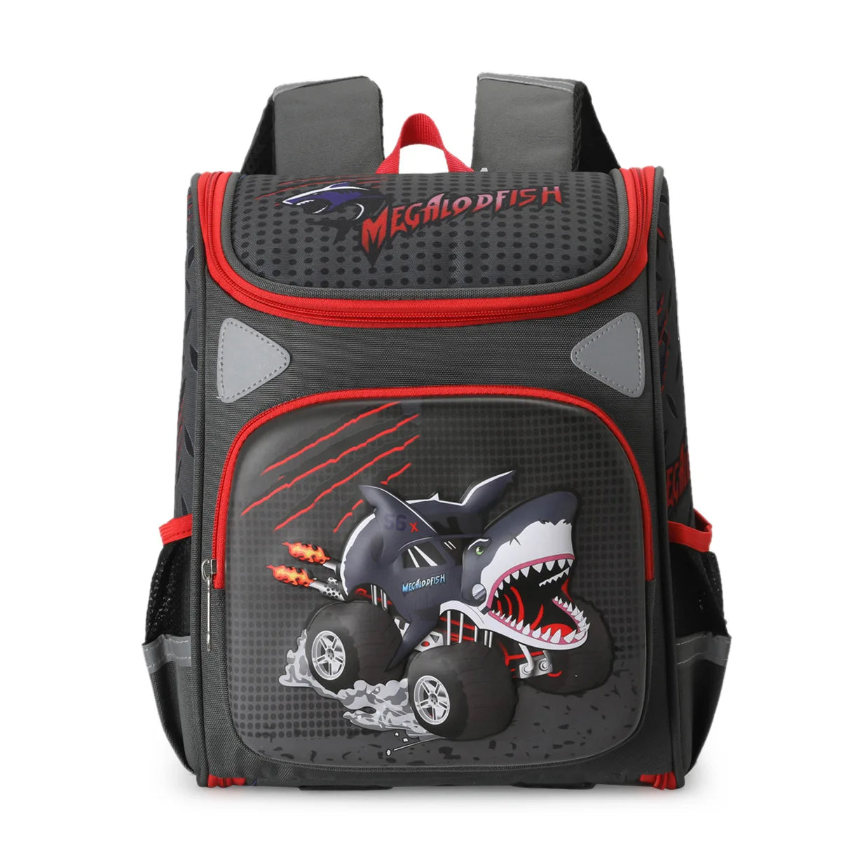 Cute Cartoon Deer Girls School Bag - Princess Purple Nylon Backpack for Primary School Kids
