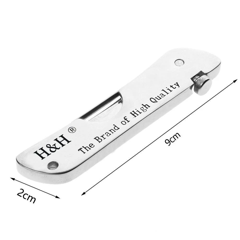 Stainless Steel Key Decoder Tool — Precision Hook & O-Ring Pickup Repair Kit