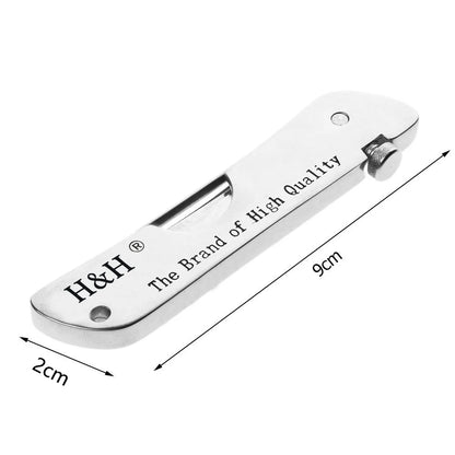 Stainless Steel Key Decoder Tool — Precision Hook & O-Ring Pickup Repair Kit