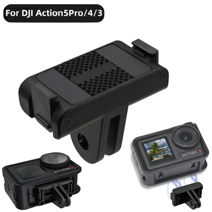 Magnetic Quick Release Adapter - Tripod Mount Base for DJI Osmo Action 5 Pro, 4 & 3 Cameras