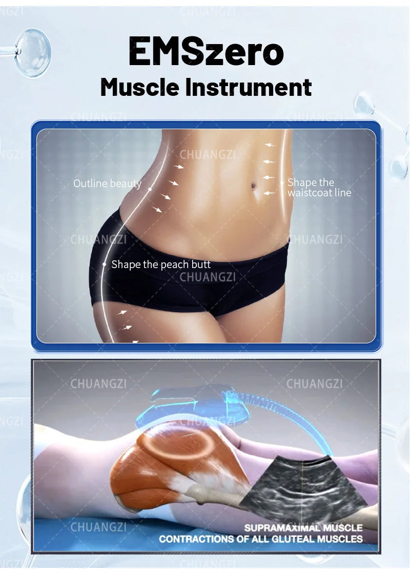 EMSzero Sculpting Machine – Portable NEO Body Slimming, Nova RF & EMS Electromagnetic Muscle Stimulator for Professional Use