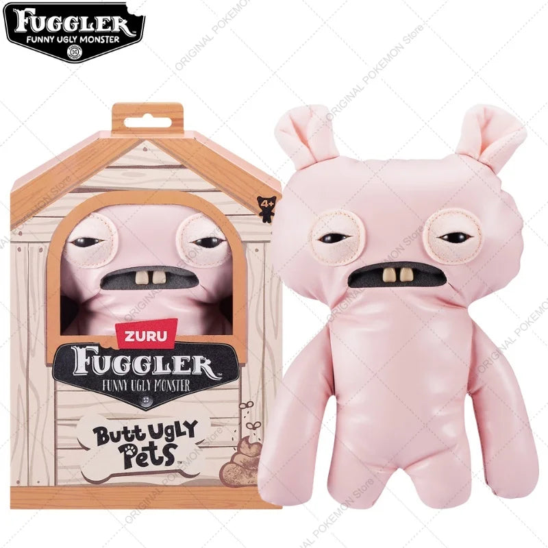 Original Fuggler Ugly Teeth Monsters Plush Toys – Butt Ugly Pets Snowman & Reindeer Dolls for Christmas & Kids Gifts