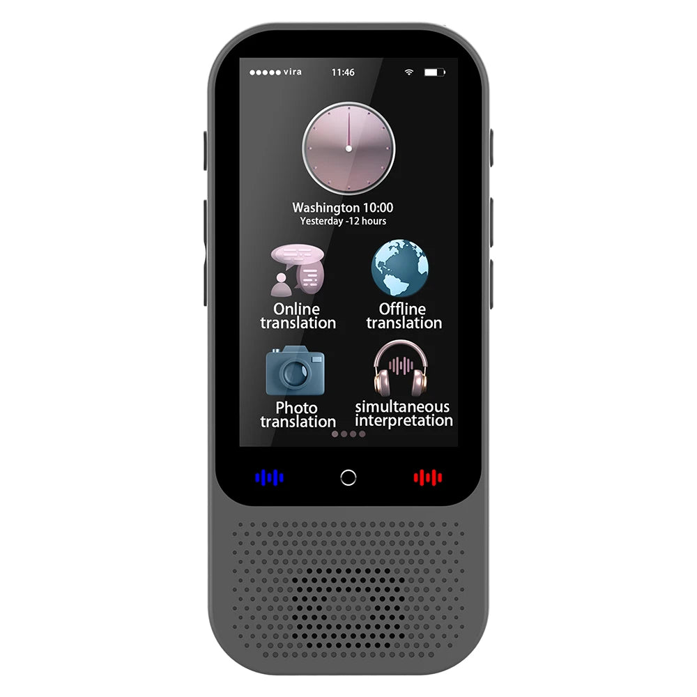 S80 Pro Portable Language Translator – 138 Languages, Voice Translation, 16 Offline Modes, ChatGPT Function