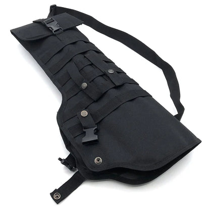 Tactical MOLLE Rifle Scabbard Backpack – Outdoor Hunting Shoulder Shotgun Storage Bag Holster Case for M4, AK & Long Firearms