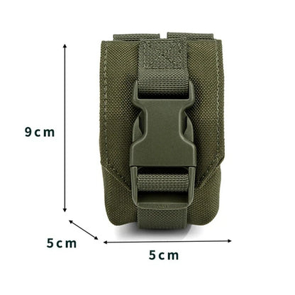 Tactical Grenade Pouch Bag - Mini Magnetic EDC Belt Waist Bag for Hunting, Outdoor Gear & LBT Style Accessories