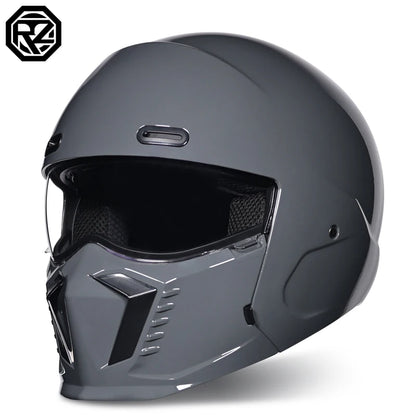 Retro Scorpion Half Motorcycle Helmet – Vintage Locomotive Style Multi-Purpose Moto Helmet (M-XXXL)