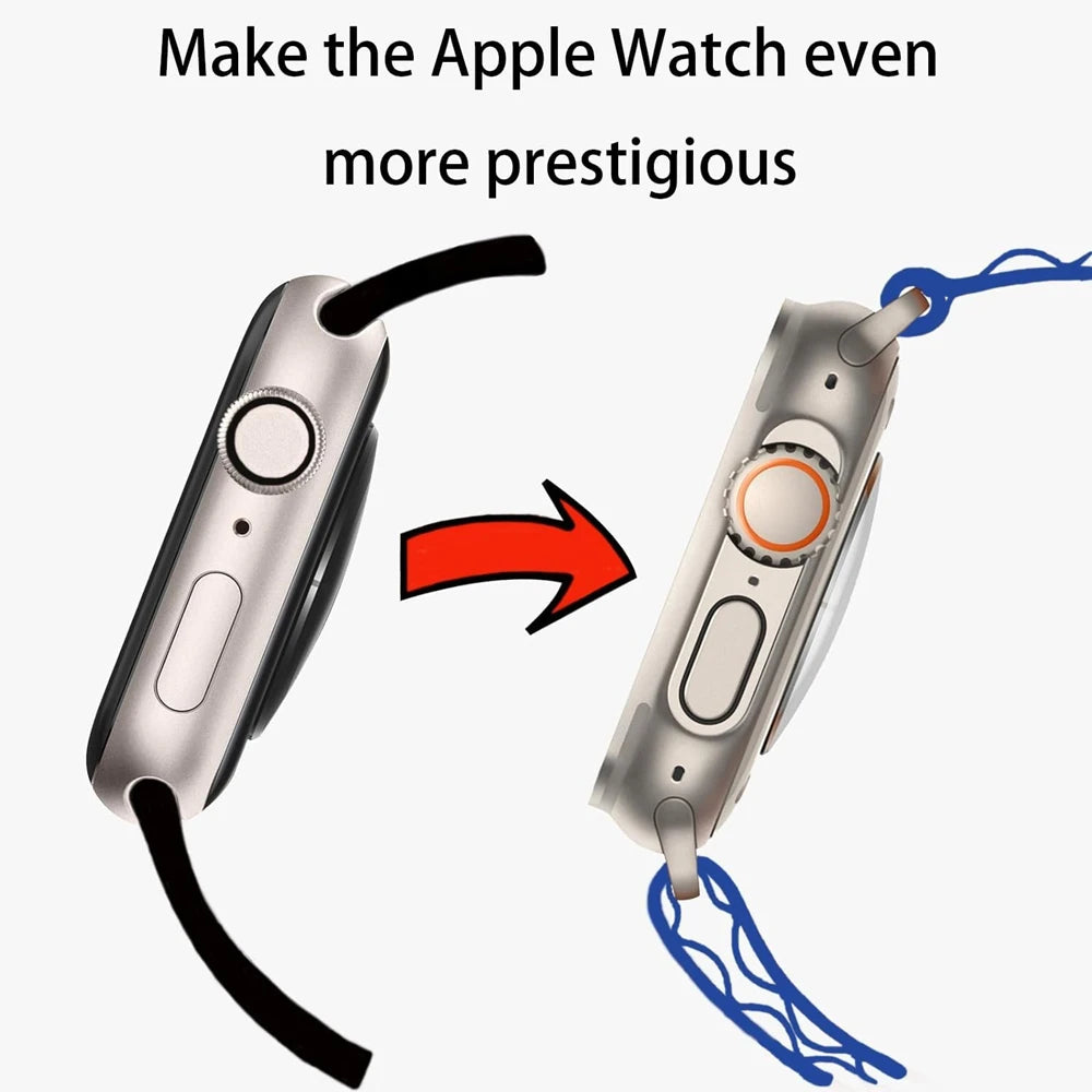 Hard PC Front & Back Screen Protector Case for Apple Watch Series 4-9 & SE/Ultra – 40mm-45mm iWatch Cover
