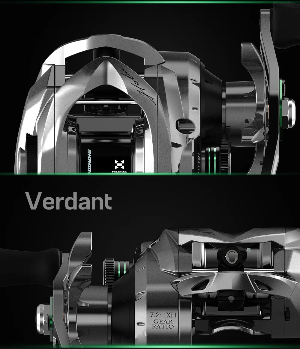 Histar Verdant BFS Ultra-Light 118g Carbon Fiber Baitcasting Reel – 7.2:1 Gear Ratio, 4KG Drag, Durable & High-Performance