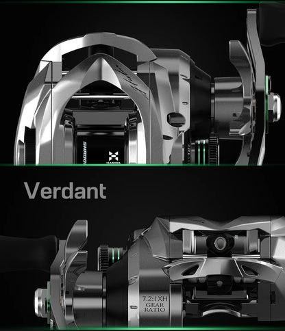 Histar Verdant BFS Ultra-Light 118g Carbon Fiber Baitcasting Reel – 7.2:1 Gear Ratio, 4KG Drag, Durable & High-Performance