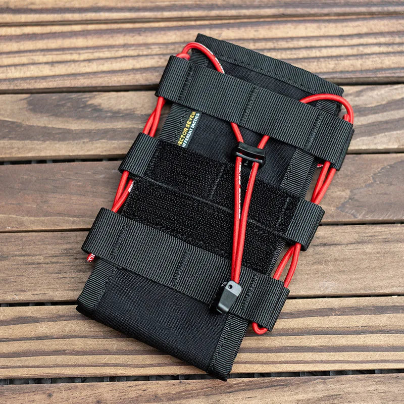 Outdoor Techwear Tactical Waist Bag - Multifunctional Quick-Release Pouch for Phone, Water Bottle & Intercom Gear