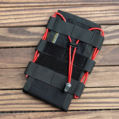 Outdoor Techwear Tactical Waist Bag - Multifunctional Quick-Release Pouch for Phone, Water Bottle & Intercom Gear