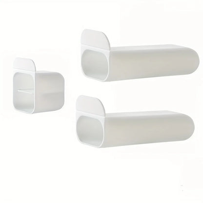 Clip-On Pen Holder Desk Organizer - Adhesive PP Plastic Pencil Storage Container Set