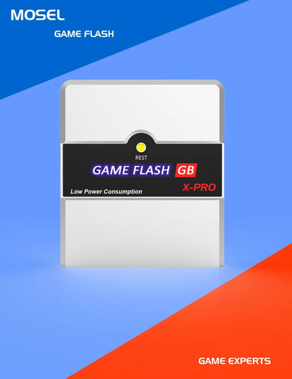 Mosel Game Flash GB X-RPO Game Box — China Edition for GB, GBC, GBP, SP, and Game Boy Color Consoles