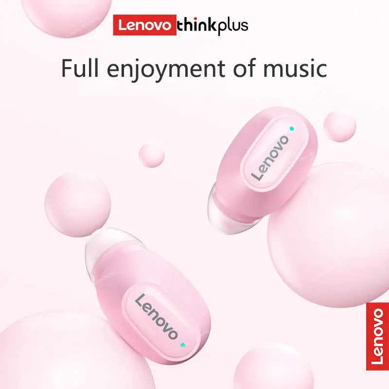 Lenovo XT62 Bluetooth 5.3 Earphones — Wireless TWS HiFi Sport Headset with Noise Reduction, Mic & Touch Control
