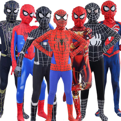 Men's Amazing Spiderman Cosplay Costume – Miles Morales Superhero Zentai Bodysuit Jumpsuit for Boys, Girls, Halloween & Christmas