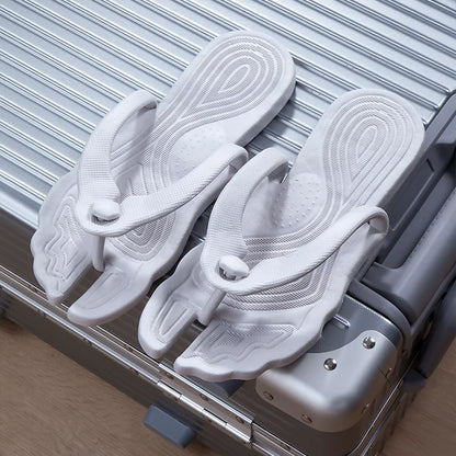 Folding Travel Slippers – Anti-Skid Bath & Beach Flip-Flops for Couples