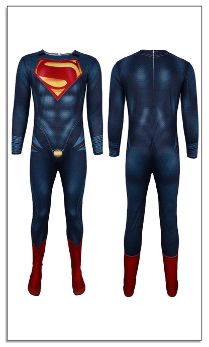 Superman Cosplay Costume – Halloween & Carnival Party Hero Outfit for Men and Women