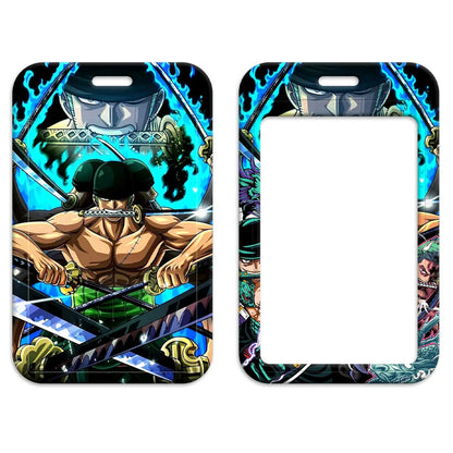 Zoro Anime Lanyard – Pirate Card Holder Neck Strap for Keys, ID, Phone, Badge, Cosplay Accessories & Gifts