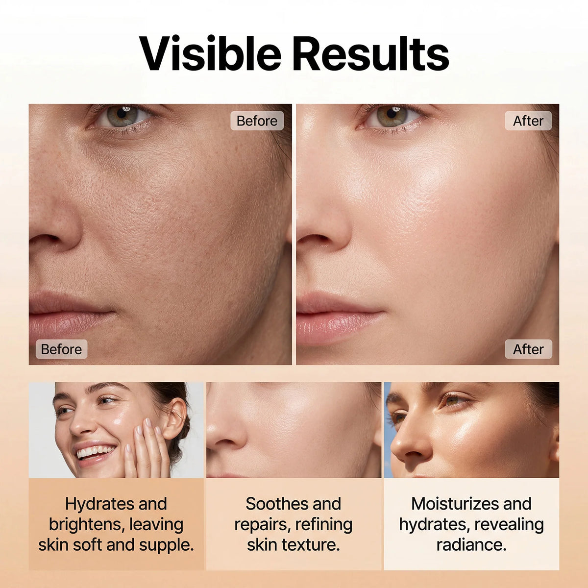 Caviar PDRN Collagen Peptide Jelly Serum Mist Set - Hydrating, Plumping Facial Mist for Dewy, Firm-Looking Skin and Travel Skincare