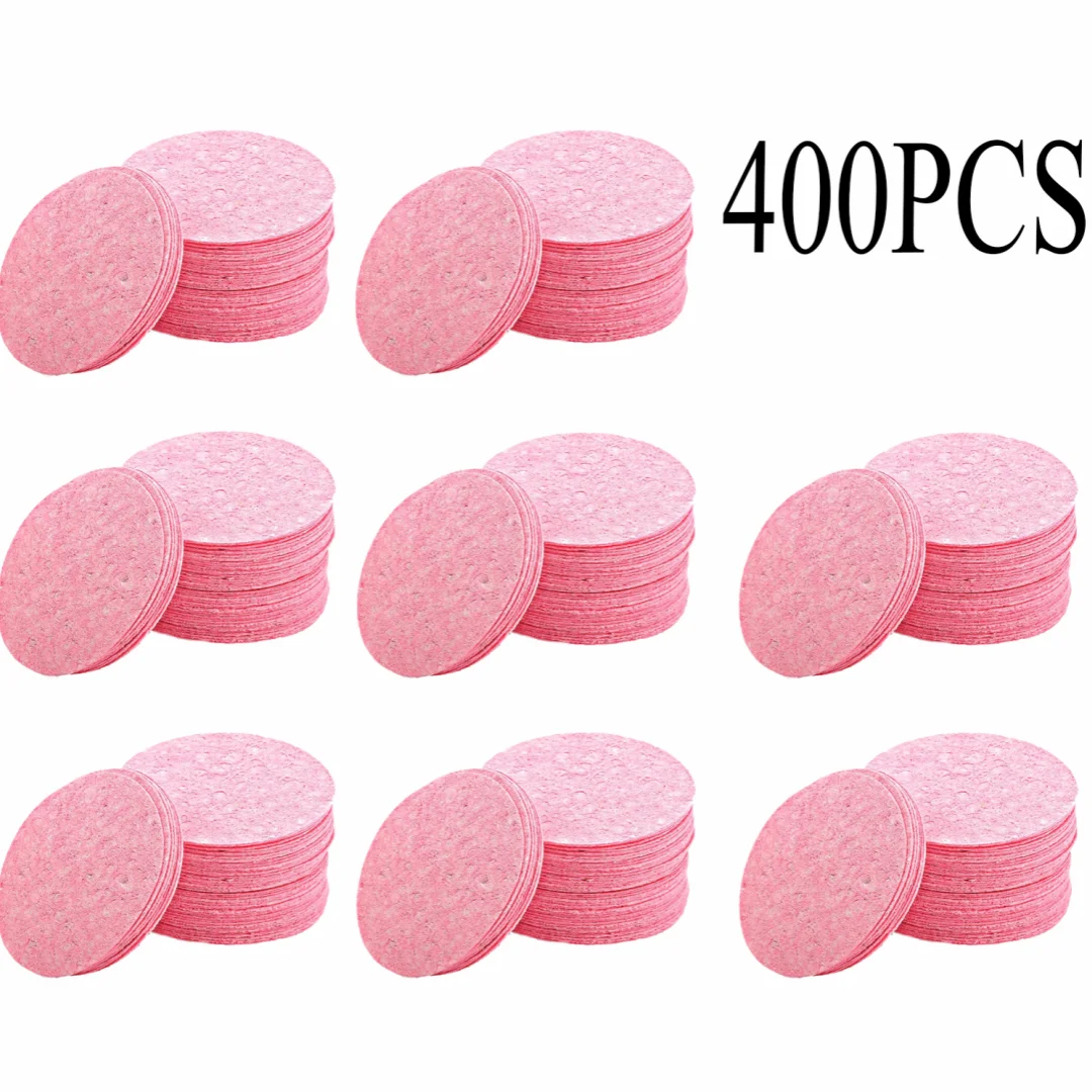 50-1000PCS Compressed Facial Cleansing Sponges – Absorbent, Latex-Free Exfoliating Makeup Pads