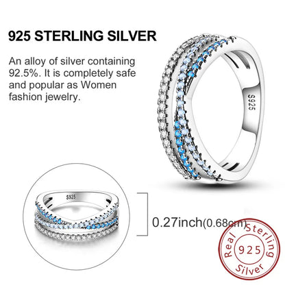 925 Sterling Silver Rings - Bow, Heart, Sun, Moon & Star Zircon Jewelry for Women, Birthday & Anniversary Gift
