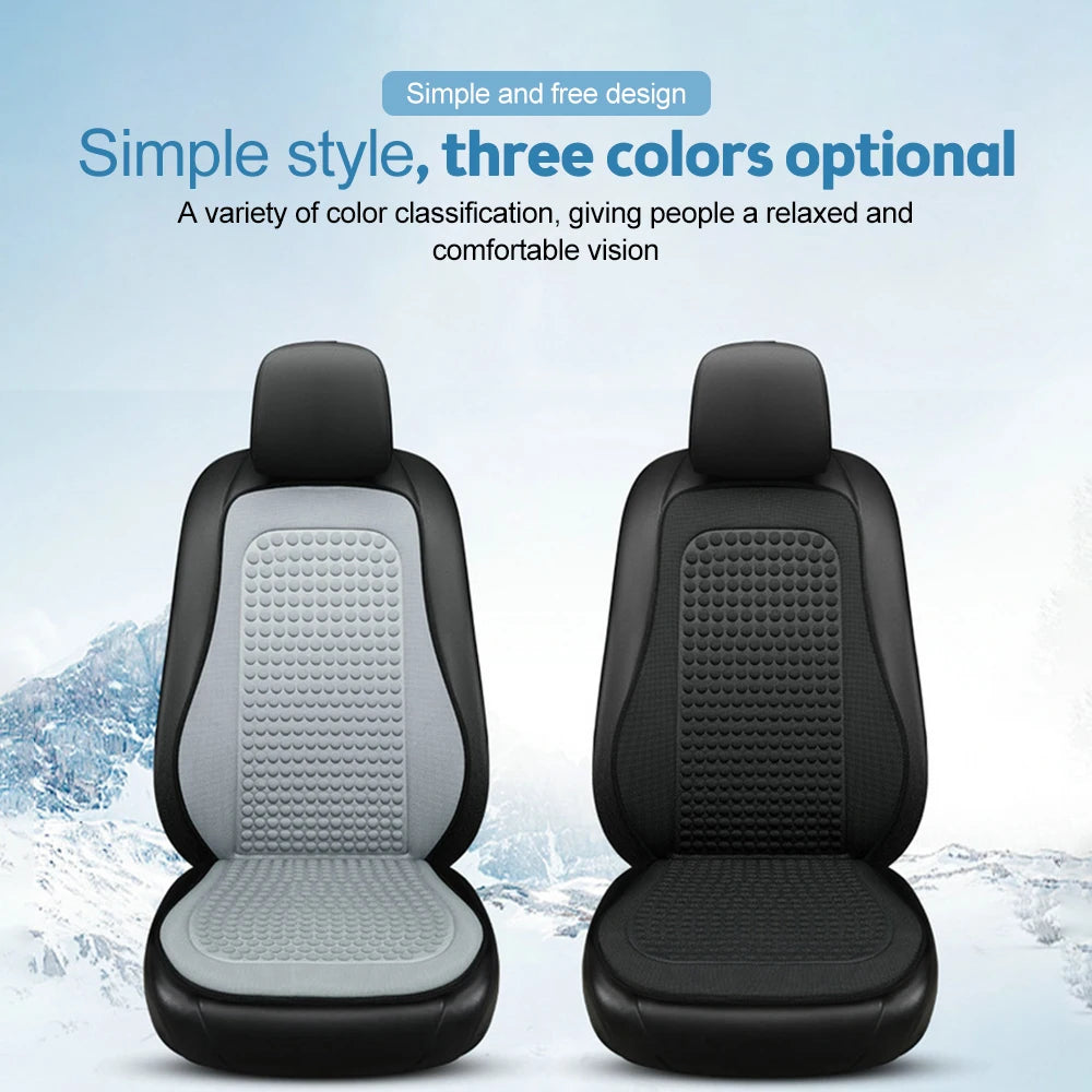 TIMOTRAS Ice Silk Car Seat Cushion - Breathable Summer Cooling Universal Seat Cover