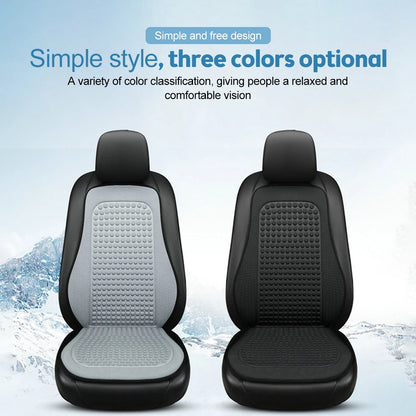TIMOTRAS Ice Silk Car Seat Cushion - Breathable Summer Cooling Universal Seat Cover