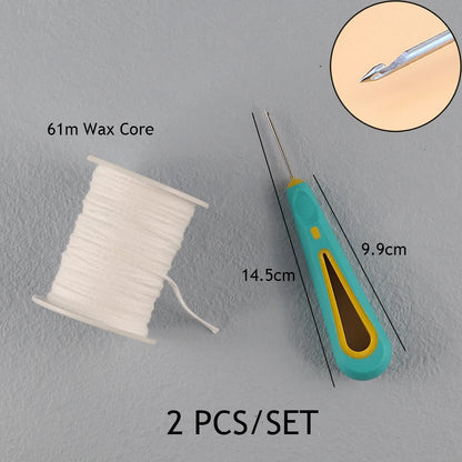 Smokeless Candle Wicks – Pre-Waxed Cotton Core with Metal Sustainer Tabs, 2.6-20cm for DIY Handmade Candle Making