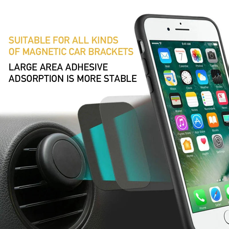 Metal Plate Discs for Magnetic Phone Holder – Round Iron Sheets for Car Mount Accessories (1/3/5 Pack)