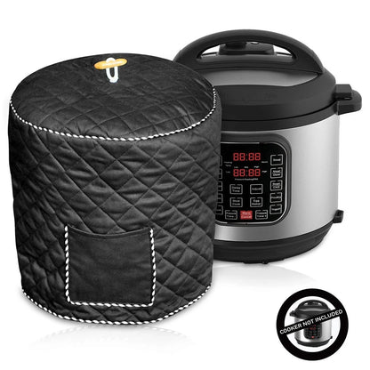 Pressure Cooker Cover 8QD - Decorative Anti-Static Dust Cover with Lining for Home Use