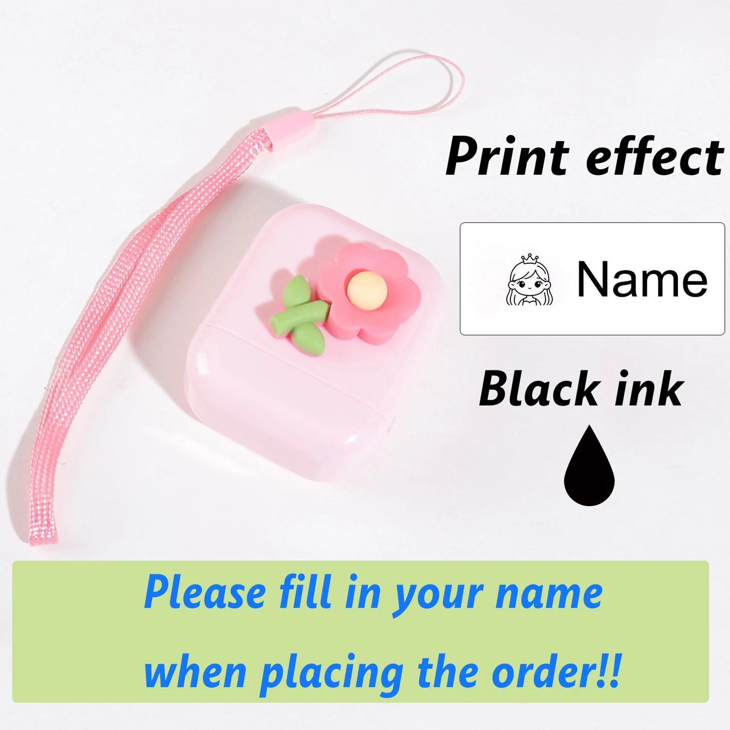 Custom Kids Name Stamp - Personalized Waterproof Clothing Label & Signature Seal