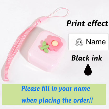 Custom Kids Name Stamp - Personalized Waterproof Clothing Label & Signature Seal