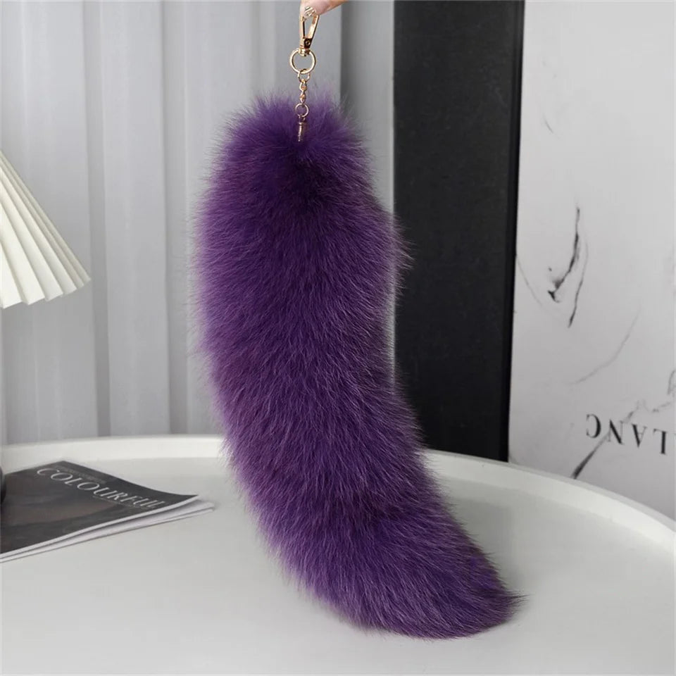 Cute Fluffy Bunny Fur Keychain – Plush Pom Pom Bag Charm and Car Key Ring with Hair Bow