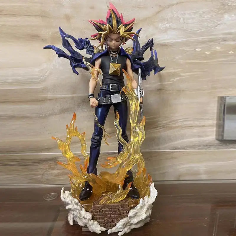 Yugi Muto Duel Monsters Action Figure - 28cm Dark Game PVC Statue, Collectible Figurine & Kids Toy Gift