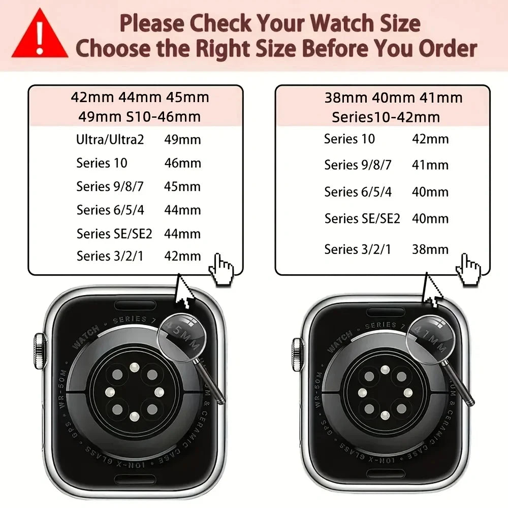 Parachute Braided Strap for Apple Watch – Compatible with 46mm, 45mm, 44mm, 41mm, Series 10/9/8, SE, Ultra 2, 49mm