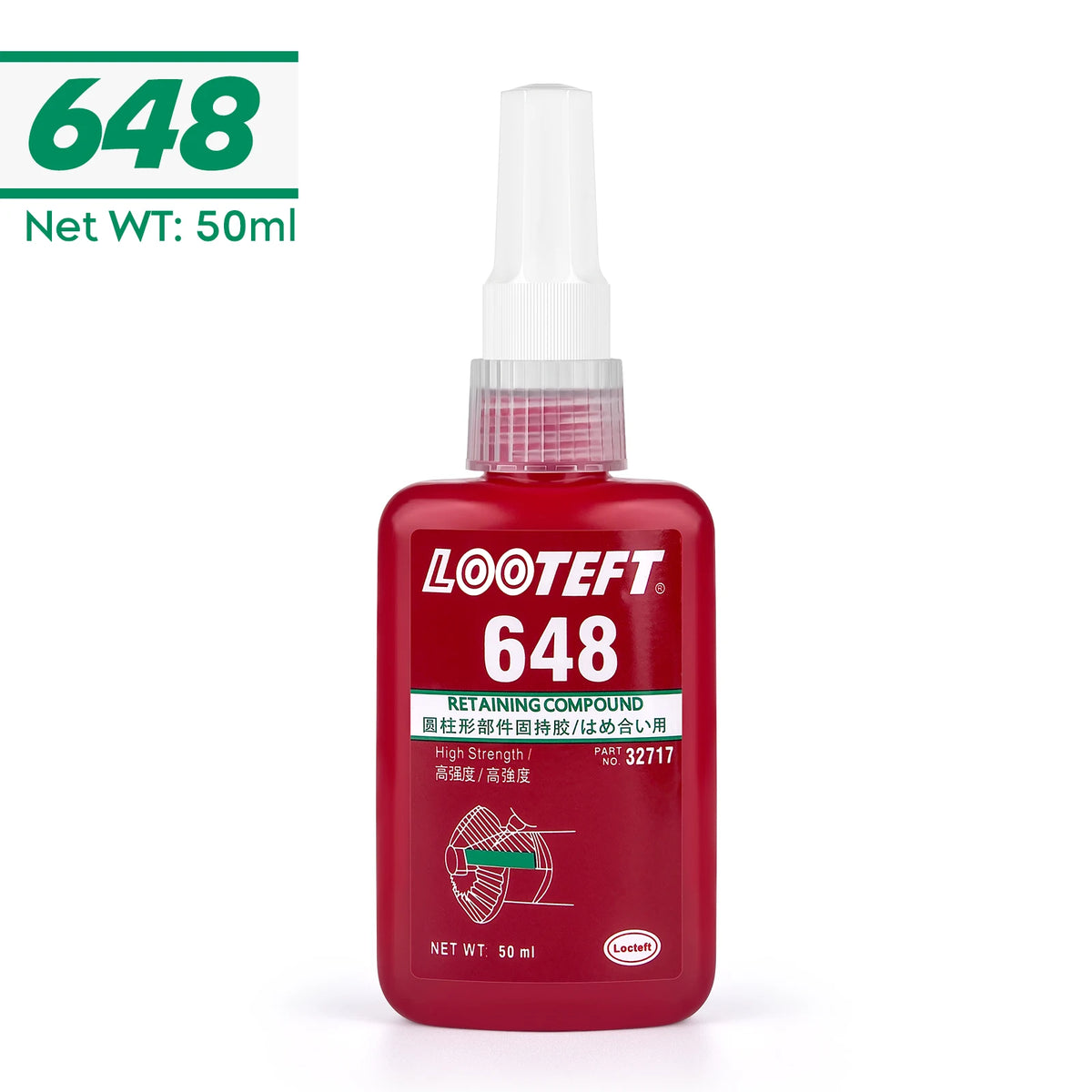 50ml Threadlocker Screw Glue - Fast-Curing Anaerobic Adhesive for Thread Locking, Corrosion Resistance, and Anti-Loosening Protection