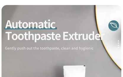Automatic Toothpaste Dispenser & Toothbrush Holder – Wall-Mount Bathroom Accessories, Lazy Toothpaste Squeezer