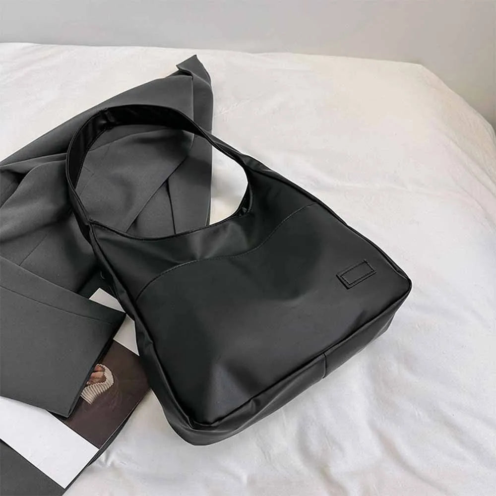 Fashionable Minimalist Retro Shoulder Bag – Casual Commuting Handbag, Large Capacity Tote Bag