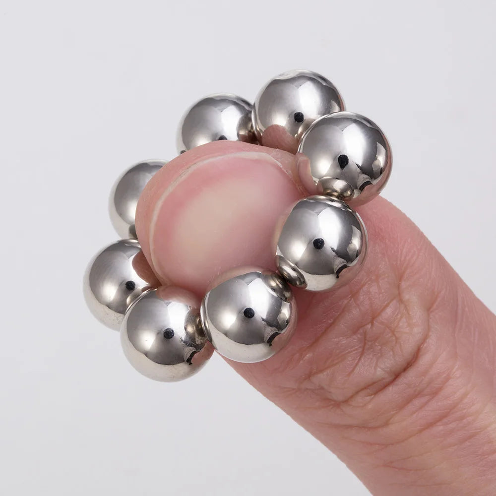 Magnetic Non-Piercing Jewelry Set - Stainless Steel Nipple Rings, Nose Studs & Lip Rings
